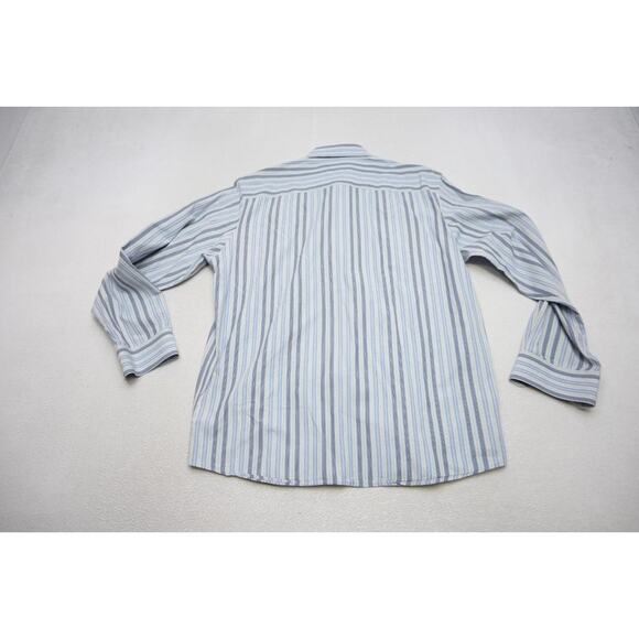 Hugo Boss Dress Shirt Striped Luxury Button Up Mens Sz Large - Picture 9 of 9